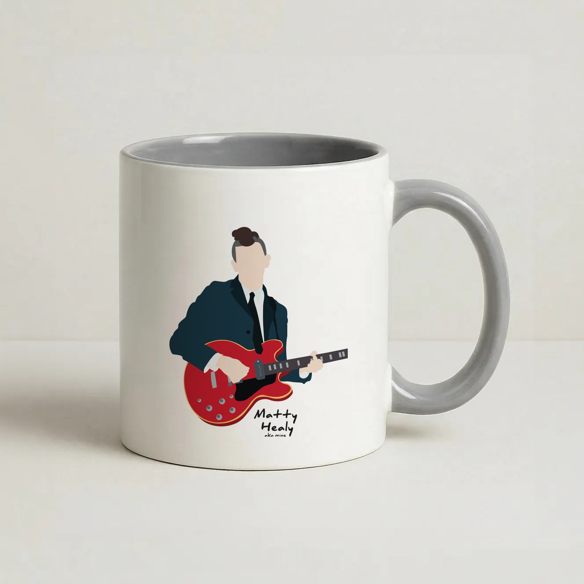 Matt Healy - The 1975 Coffee Grey Mug
