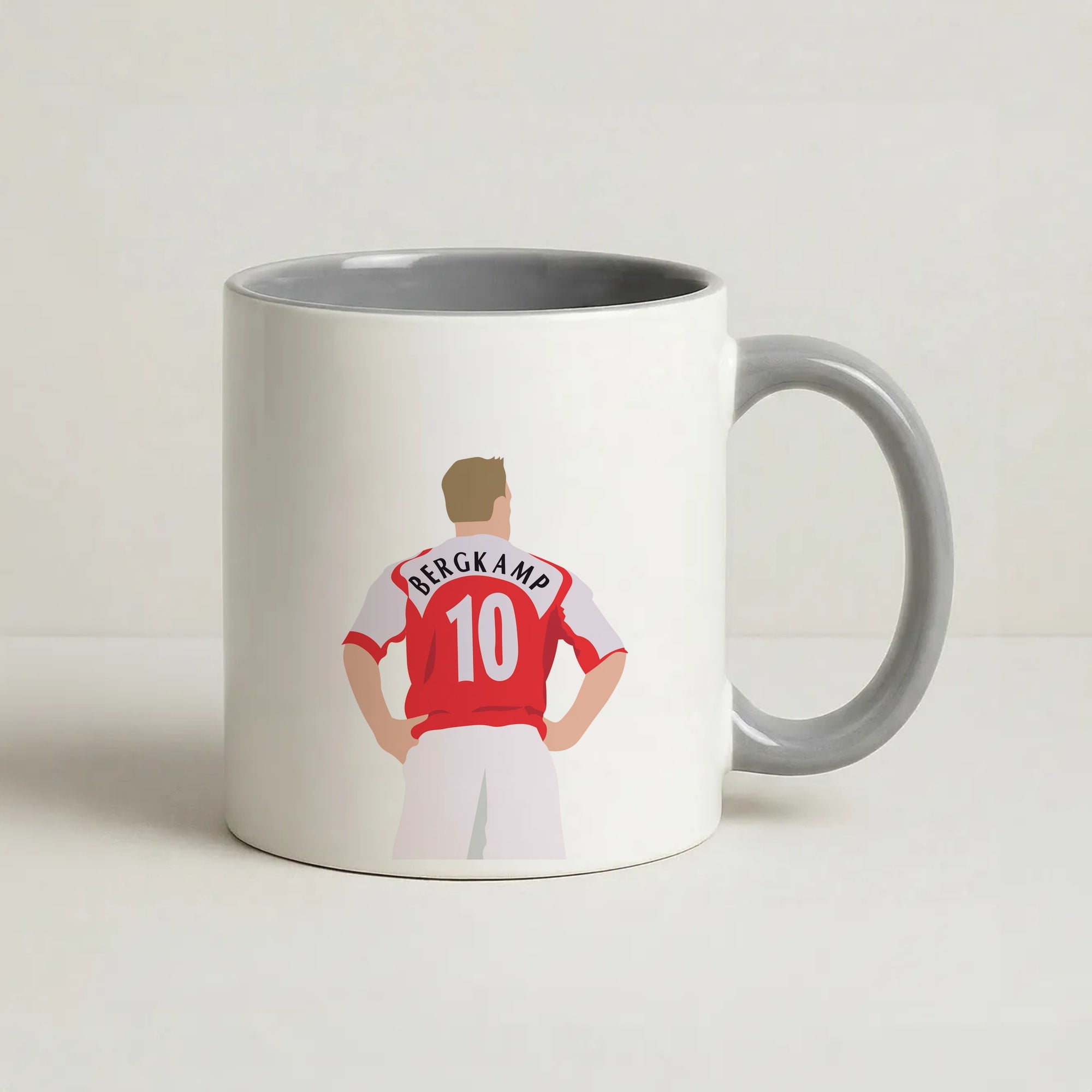 Bergkamp - Football Coffee Grey Mug