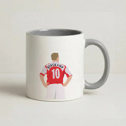 Bergkamp - Football Coffee Grey Mug