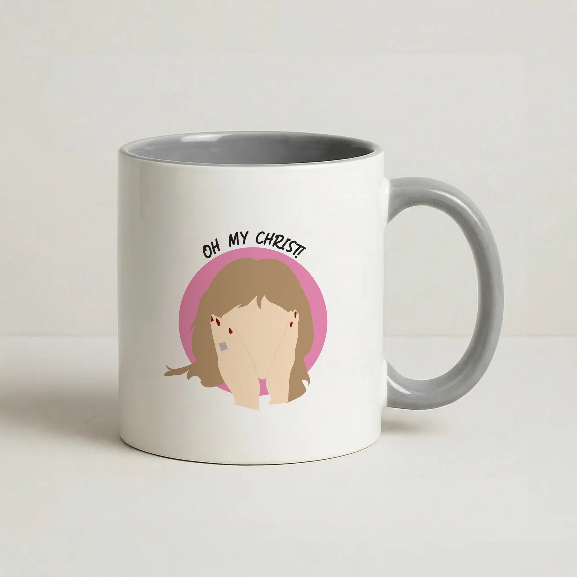 Oh My Christ! Coffee Grey Mug
