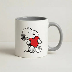 Snoopy - Valentine's Day Coffee Grey Mug