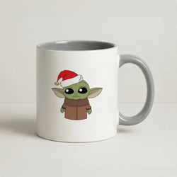 Baby Yoda Coffee Grey Mug