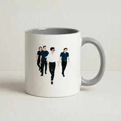 Walking Coffee Grey Mug