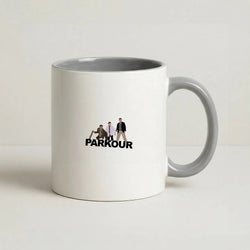 Parkour Coffee Grey Mug