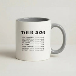 Band Tour 2026 Coffee Grey Mug