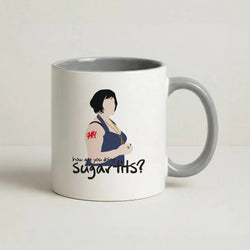 How You Doing? Coffee Grey Mug