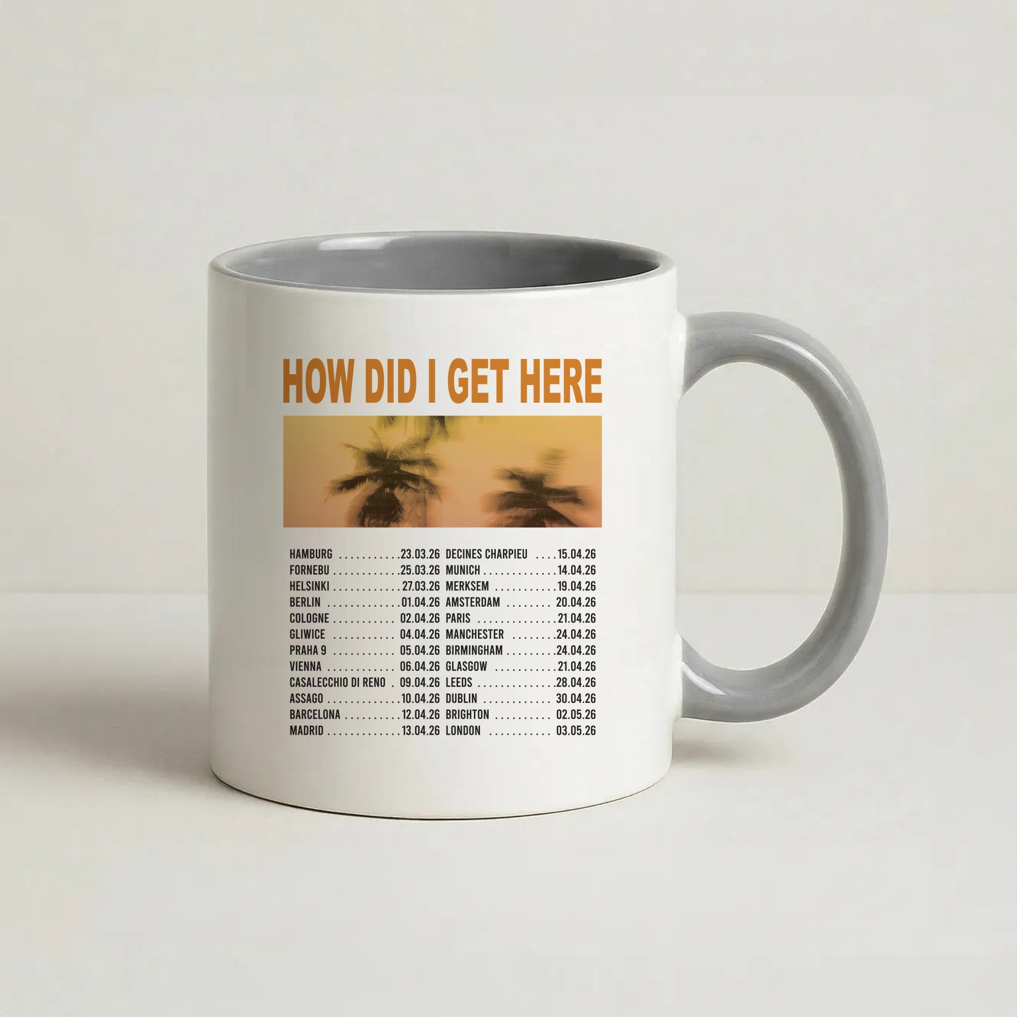 HDIGH Tour 2026 Coffee Grey Mug