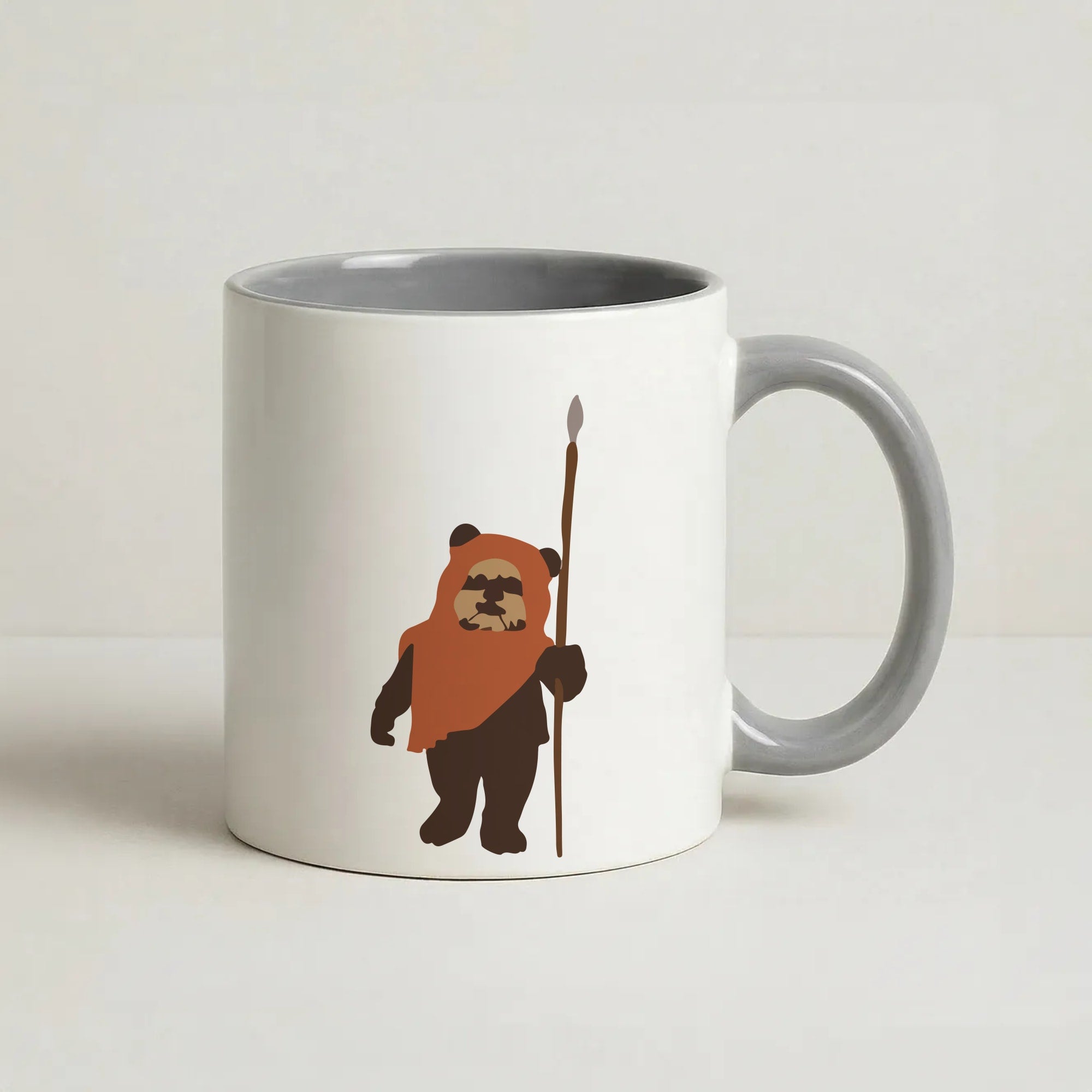 Ewok Coffee Grey Mug
