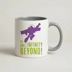 Infinity And Beyond Coffee Grey Mug