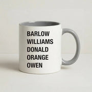 Take Band Members Names Mug 5