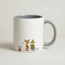 Moom Characters Coffee Grey Mug