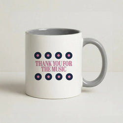 Thank You For The Music - Mamma Mia Coffee Grey Mug