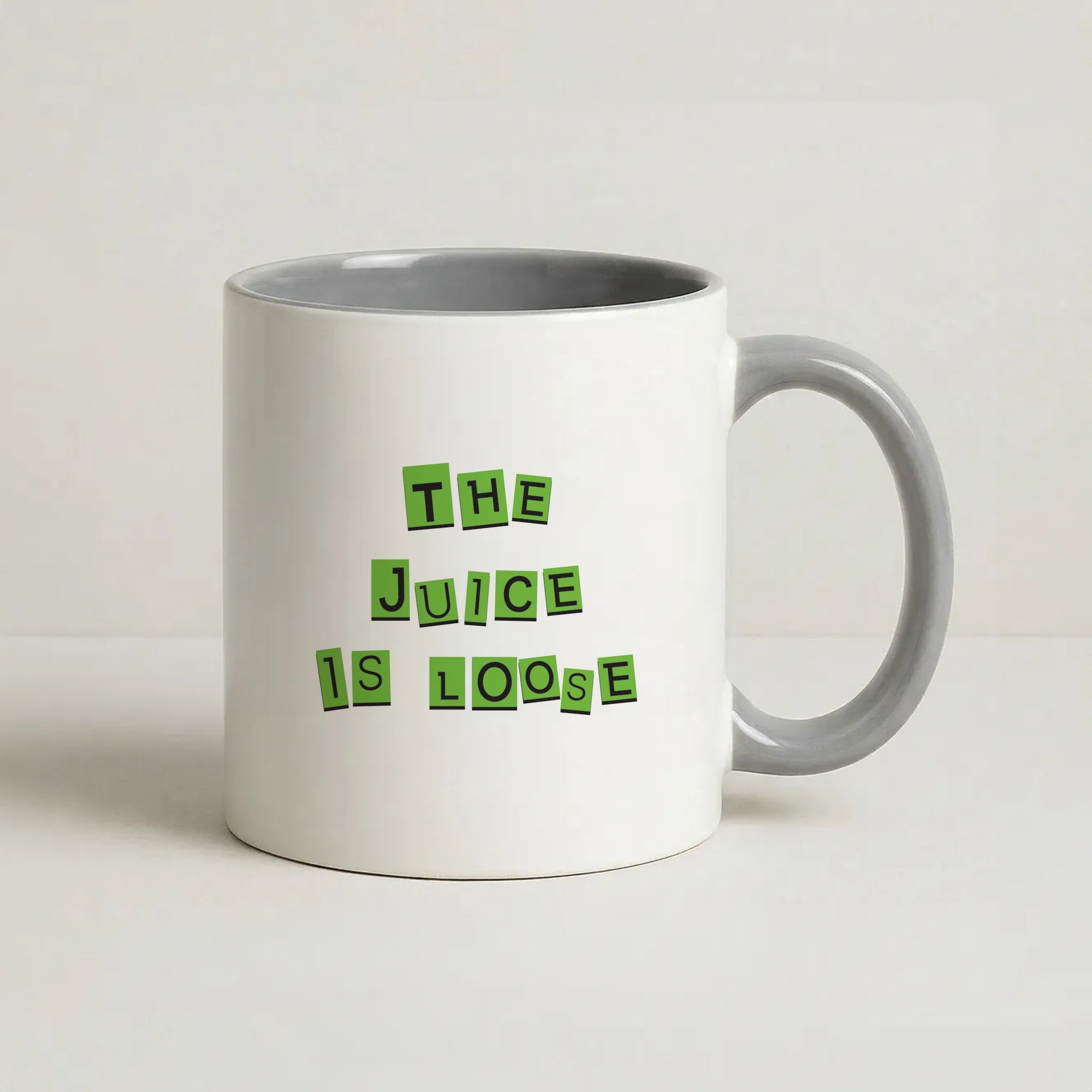 The Juice Is Loose Coffee Grey Mug