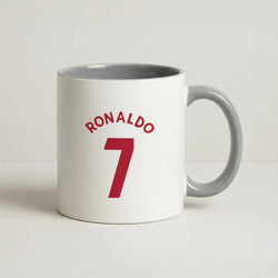 Iconic 7 - Ronaldo Coffee Grey Mug