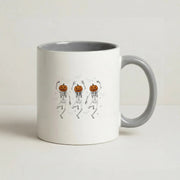 Dancing Pumpkin Skeletons Mug 5