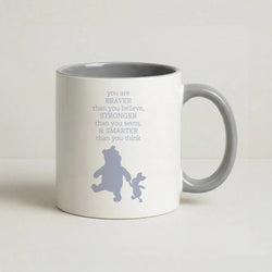 Braver, Stronger, Smarter Coffee Grey Mug