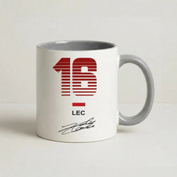 Leclerc - F1 Coffee Grey Mug