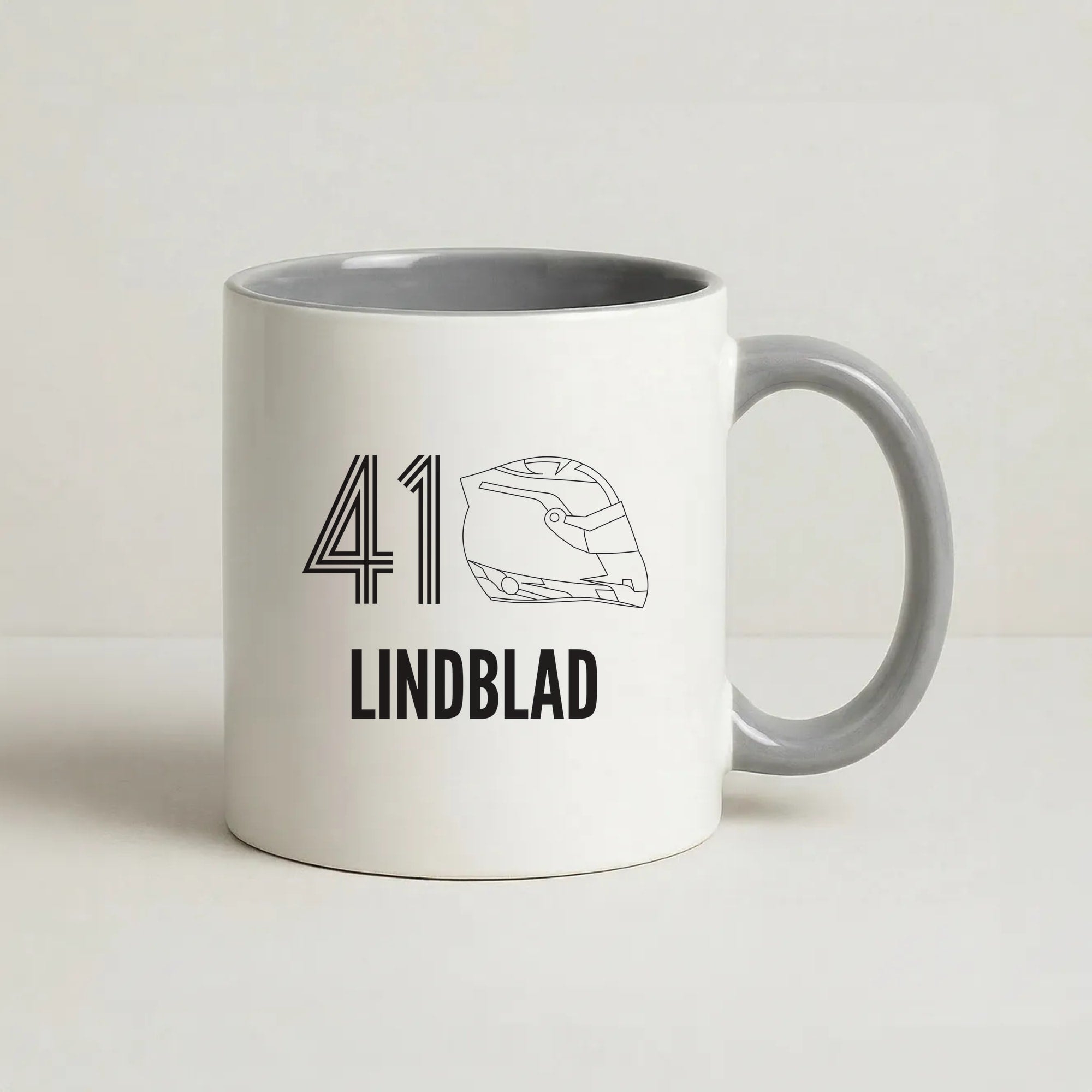 Lindblad Helmet 2026 Coffee Grey Mug