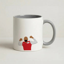 Henry - Football Coffee Grey Mug