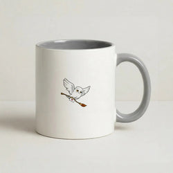 Messenger Owl Hedwig Coffee Grey Mug