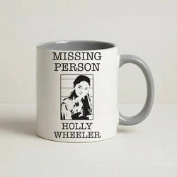 Missing Person Holly Coffee Grey Mug