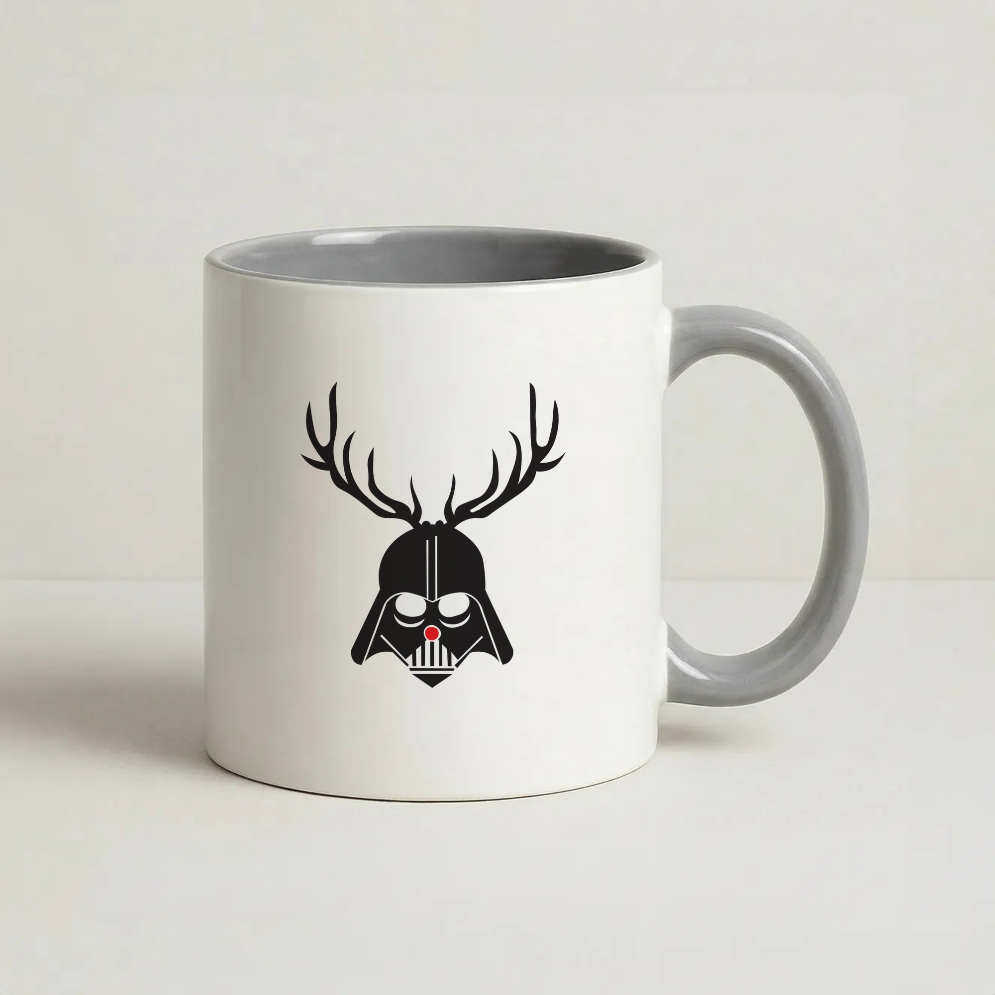 Christmas Darth Vader Coffee Grey Mug