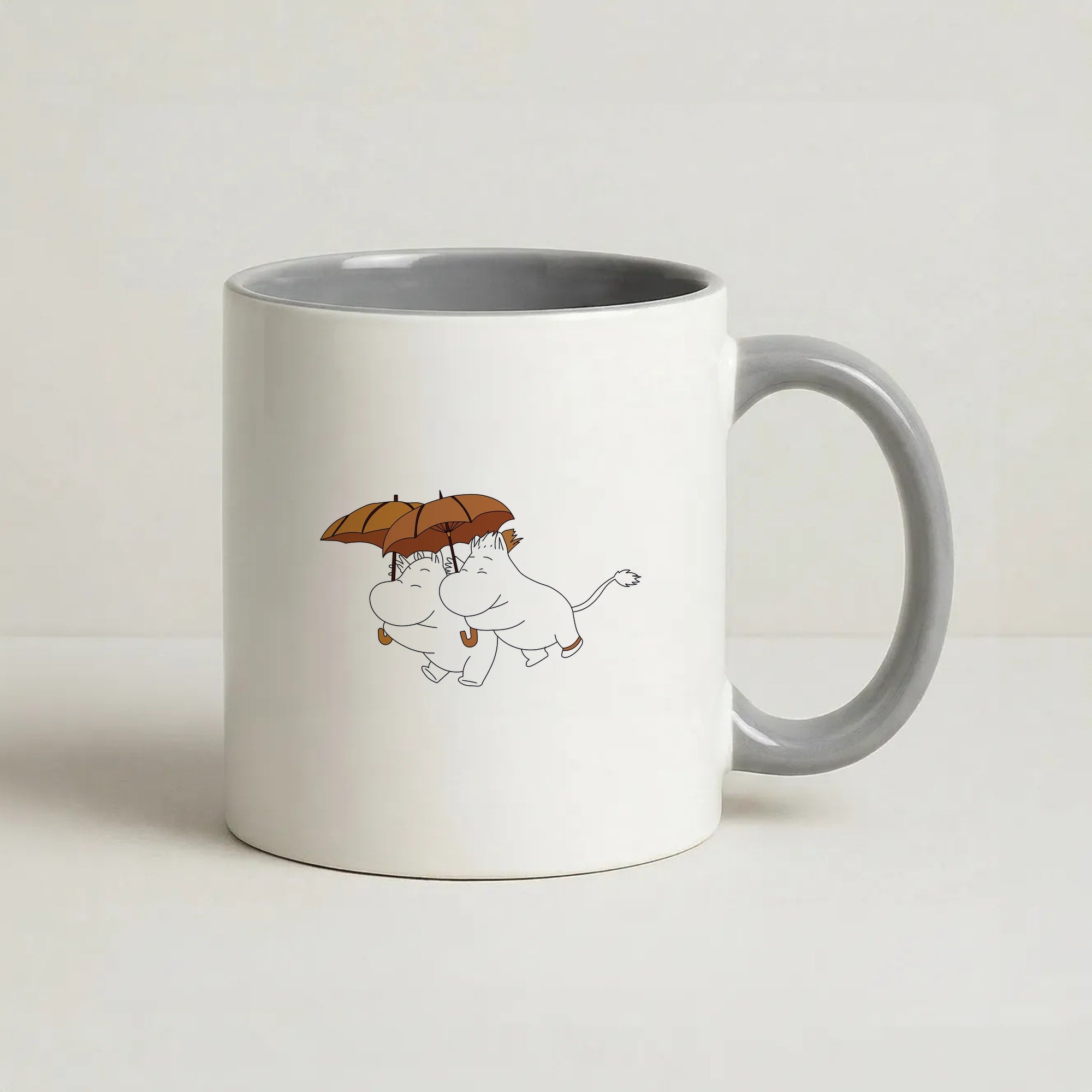 Moom Umbrellas Coffee Grey Mug
