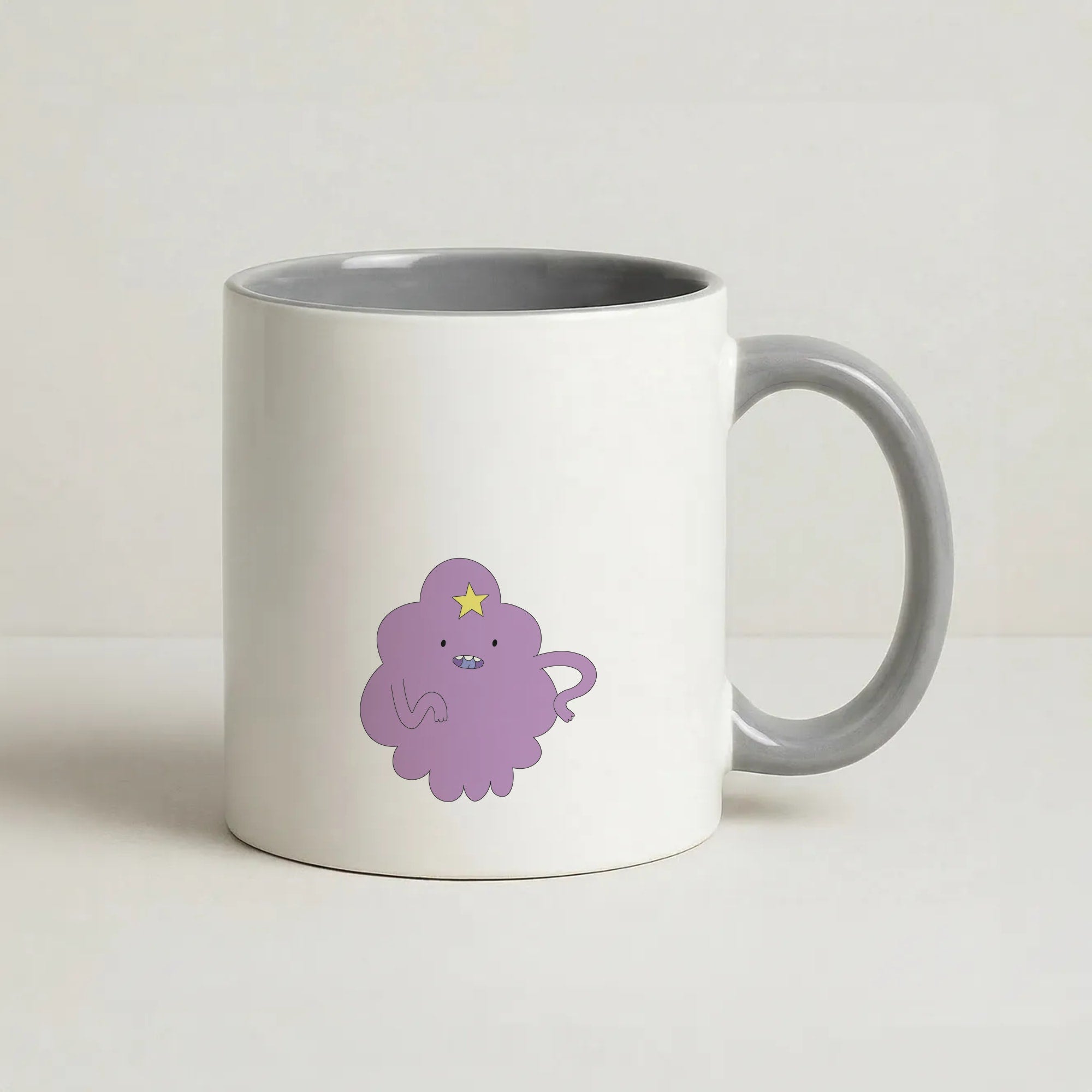 Lumpy Space Princess Coffee Grey Mug