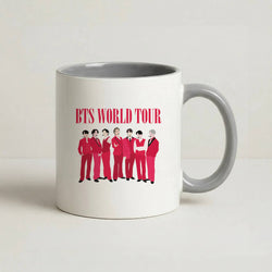 K-Pop Band World Tour 2026 Coffee Grey Mug