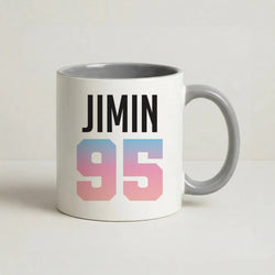 Jimin 95 Coffee Grey Mug