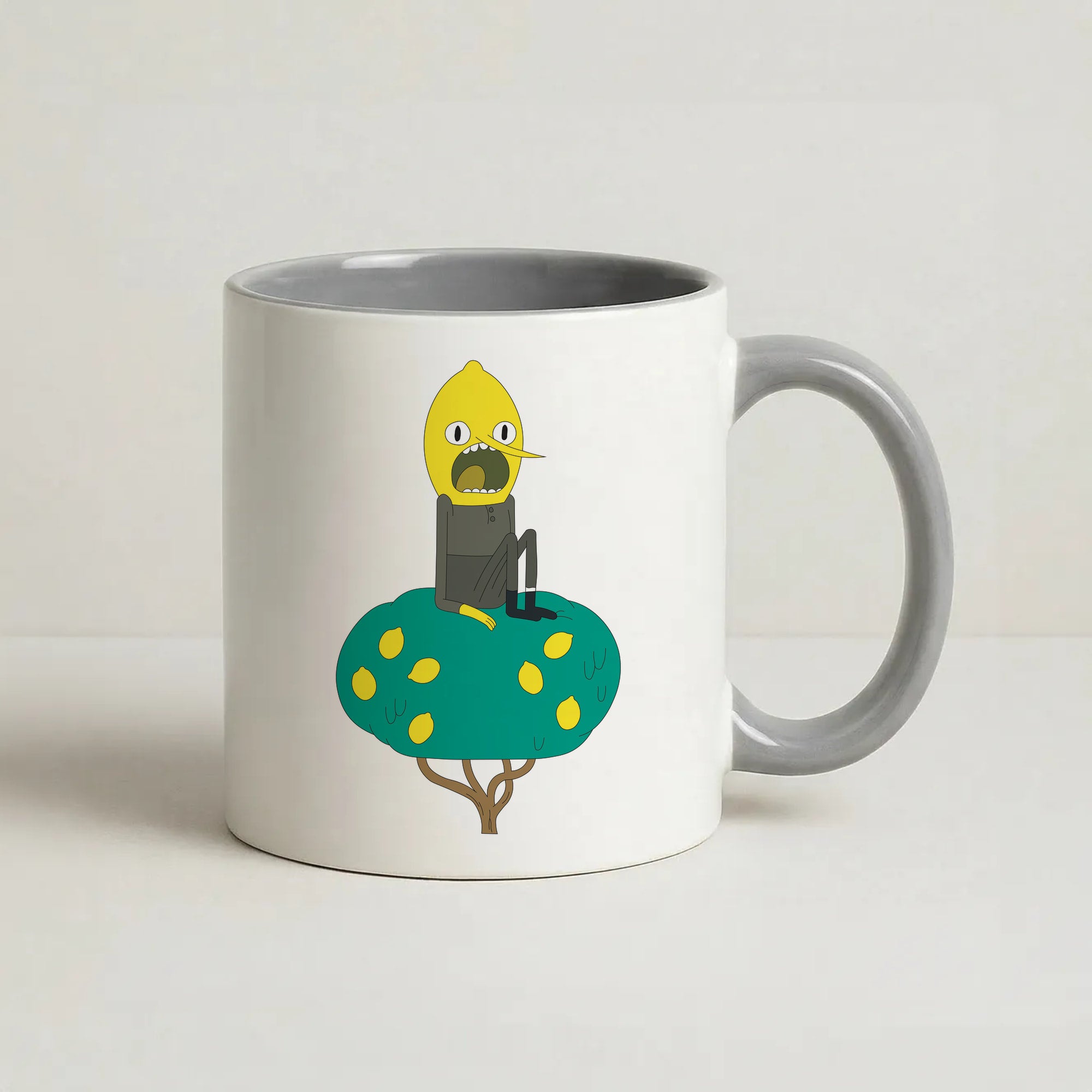 Earl Of Lemongrab Coffee Grey Mug