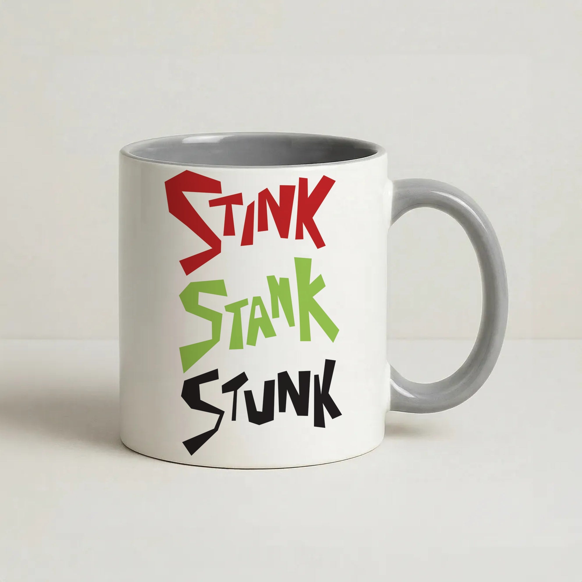 Stink, Stunk Coffee Grey Mug