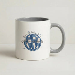 Mirrorball Coffee Grey Mug