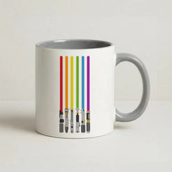 Lightsabers Coffee Grey Mug