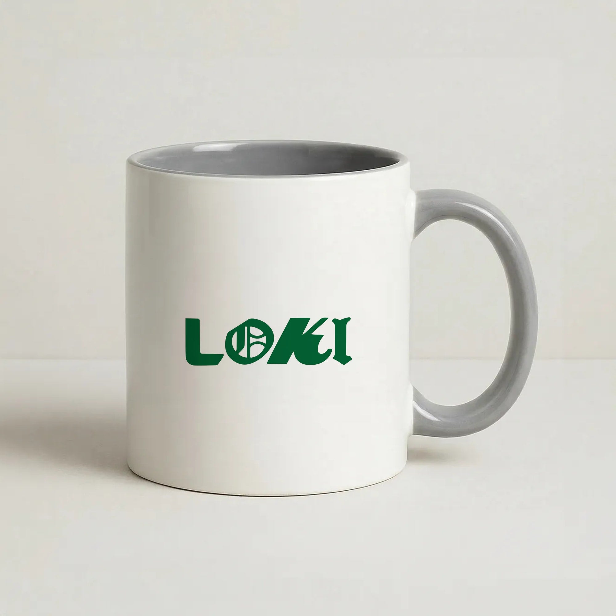 Logo Coffee Grey Mug