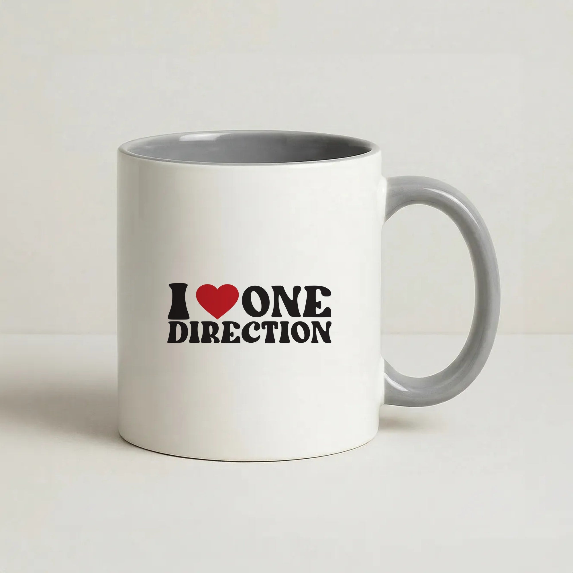 I Love Direction Coffee Grey Mug