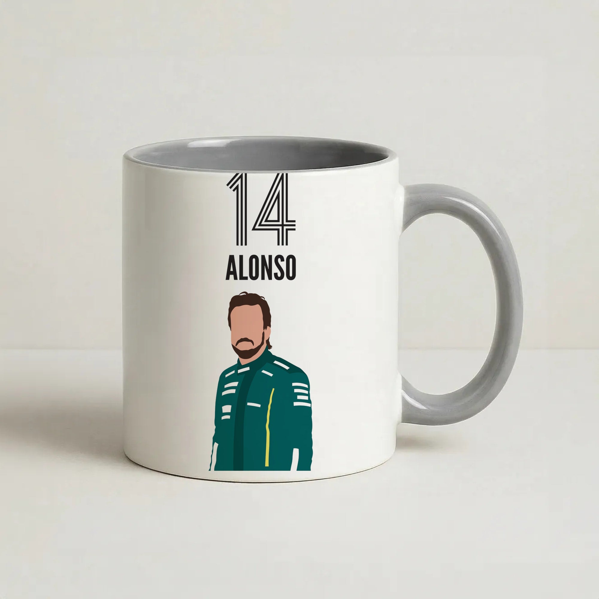 Alonso 2026 Coffee Grey Mug