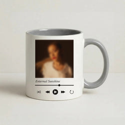 Sunshine Music Player Coffee Grey Mug