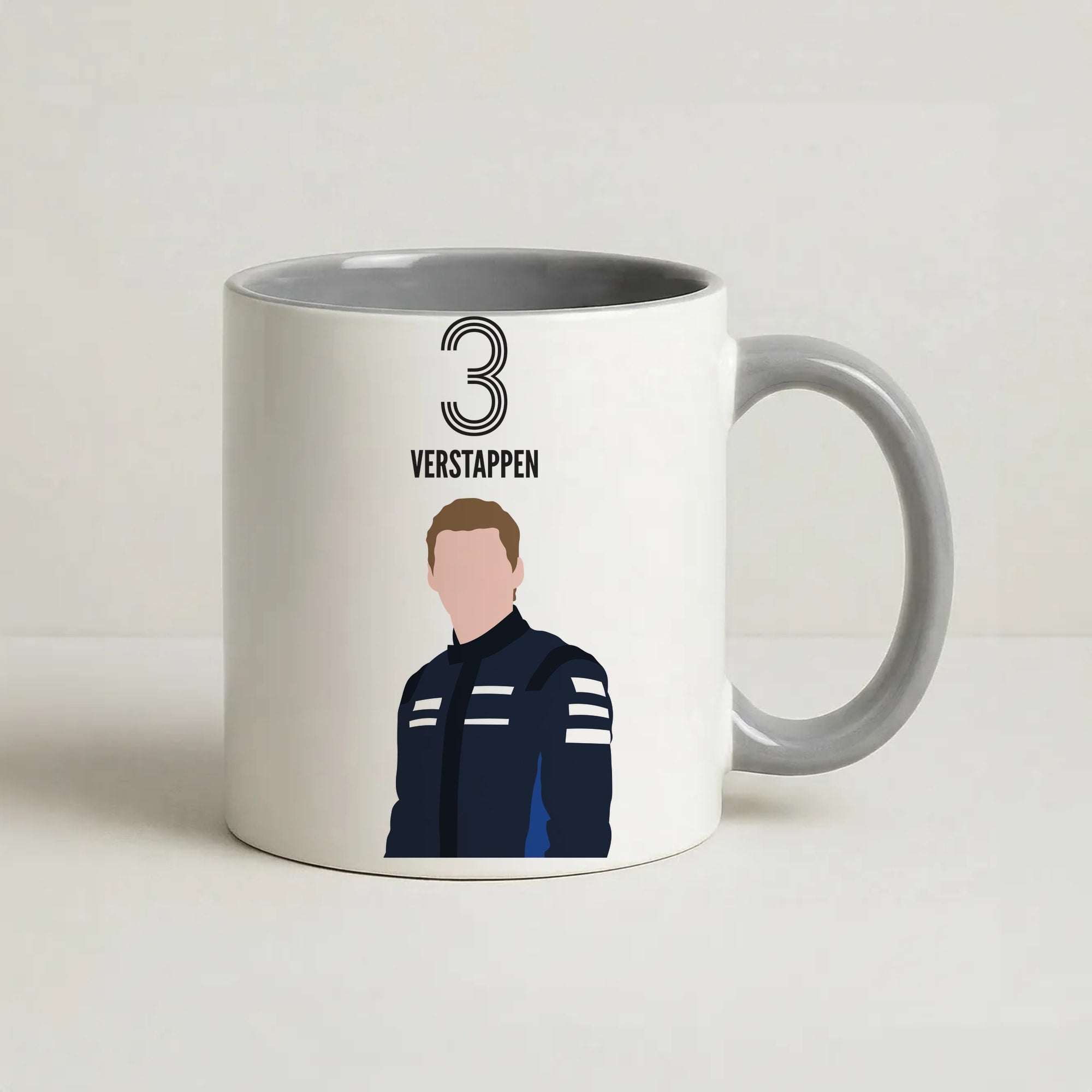 Verstappen 2026 Coffee Grey Mug