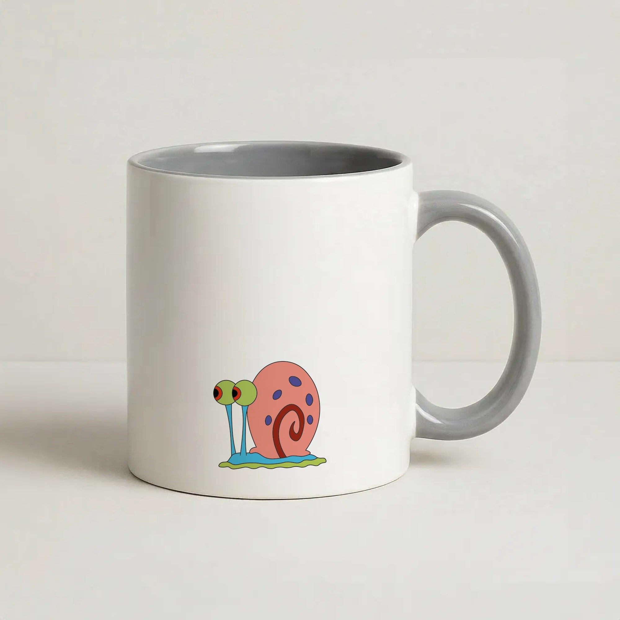 Gary The Snail Coffee Grey Mug