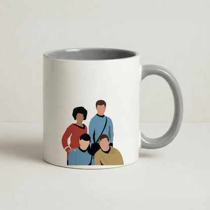 Characters Coffee Grey Mug