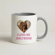 I Love My Girlfriend - Personalised Couples Mug 5
