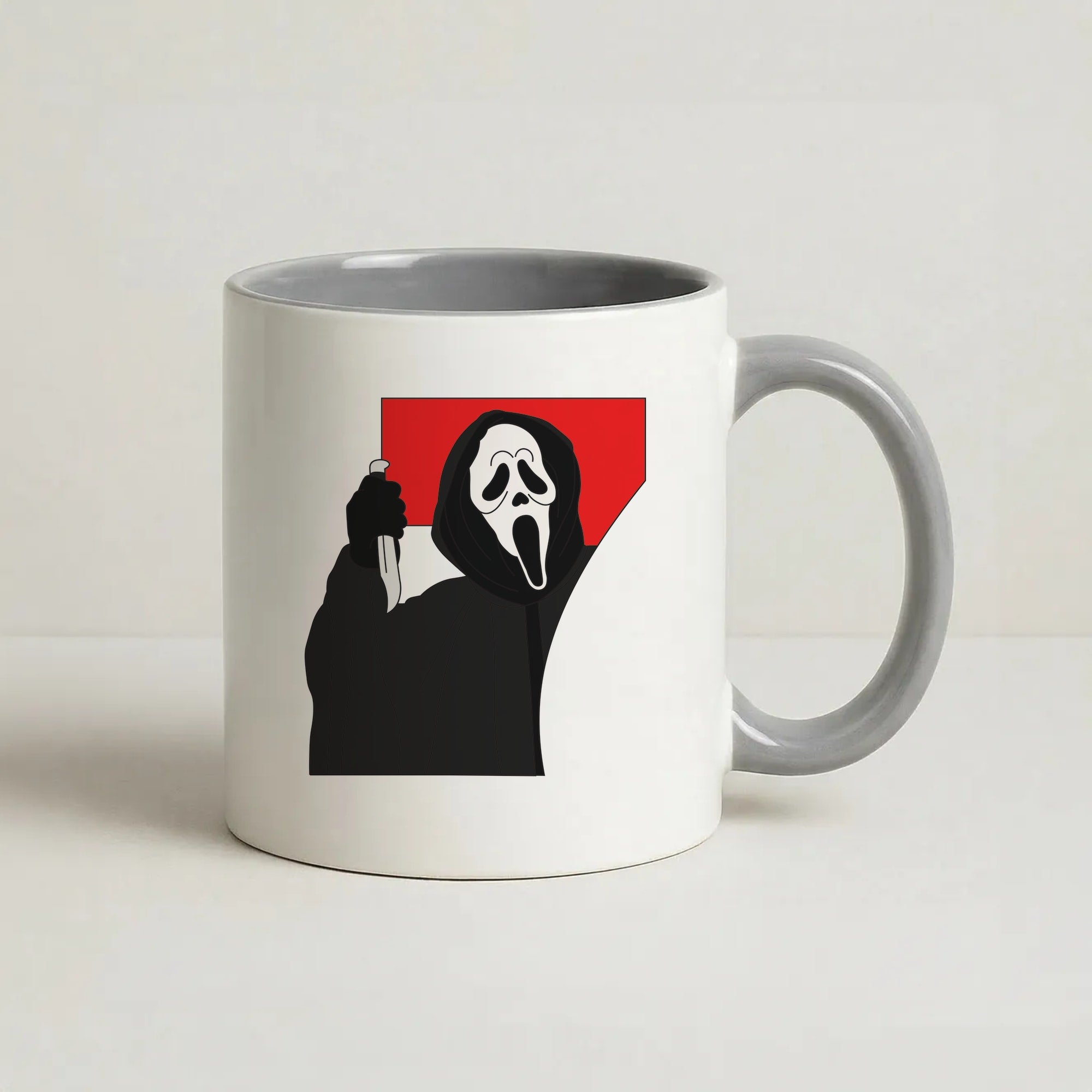 Ghostface 7 Coffee Grey Mug