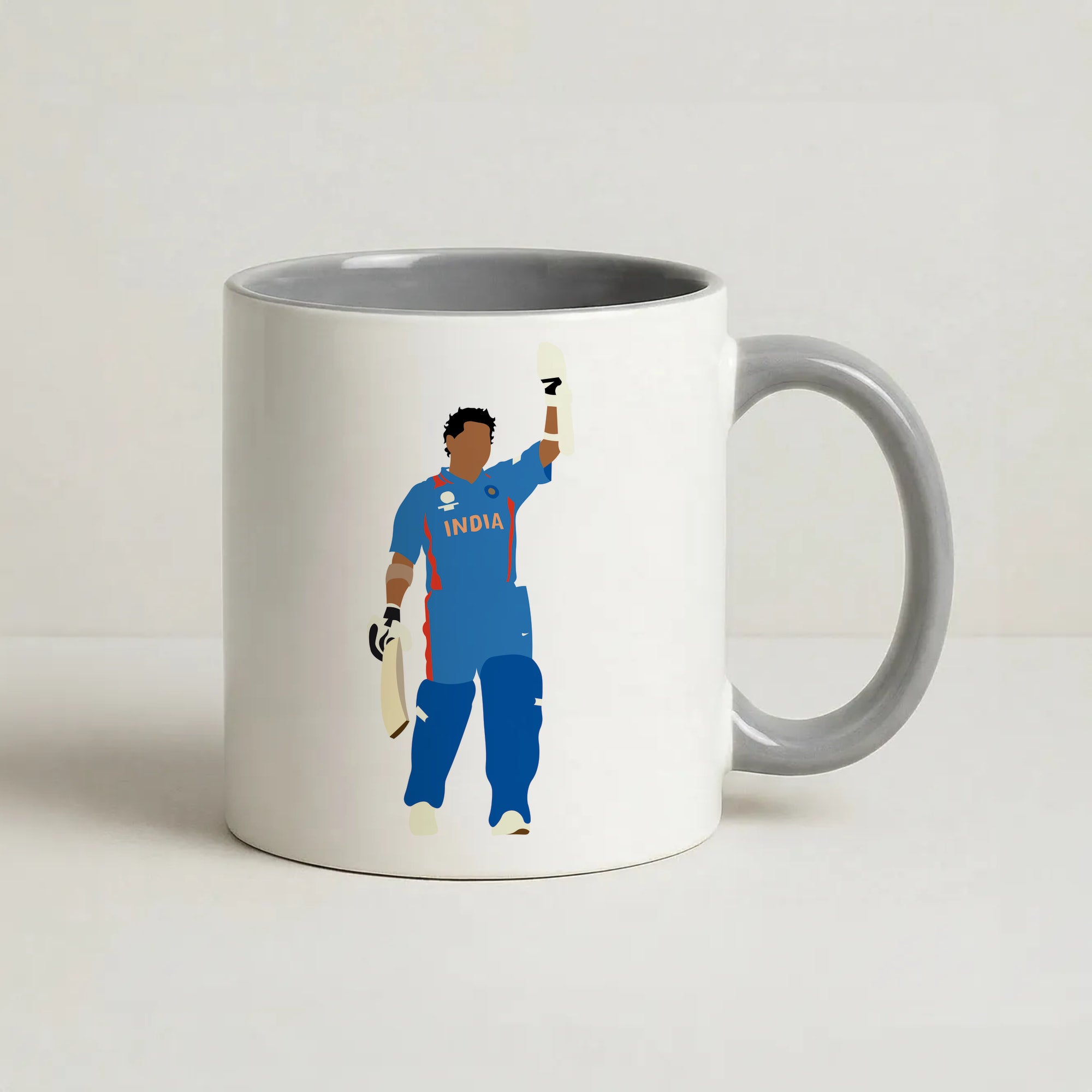 Tendulkar - Cricket Coffee Grey Mug