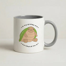Grumpy Era Turtle Coffee Grey Mug