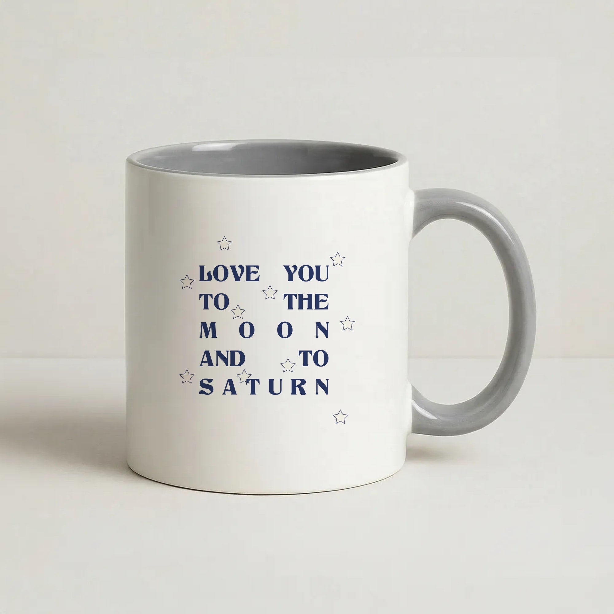 Love You To The Moon And To Saturn - Taylor Coffee Grey Mug