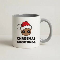 Christmas Grootings  Coffee Grey Mug