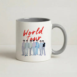 K-Pop Band Pastel Tour Coffee Grey Mug