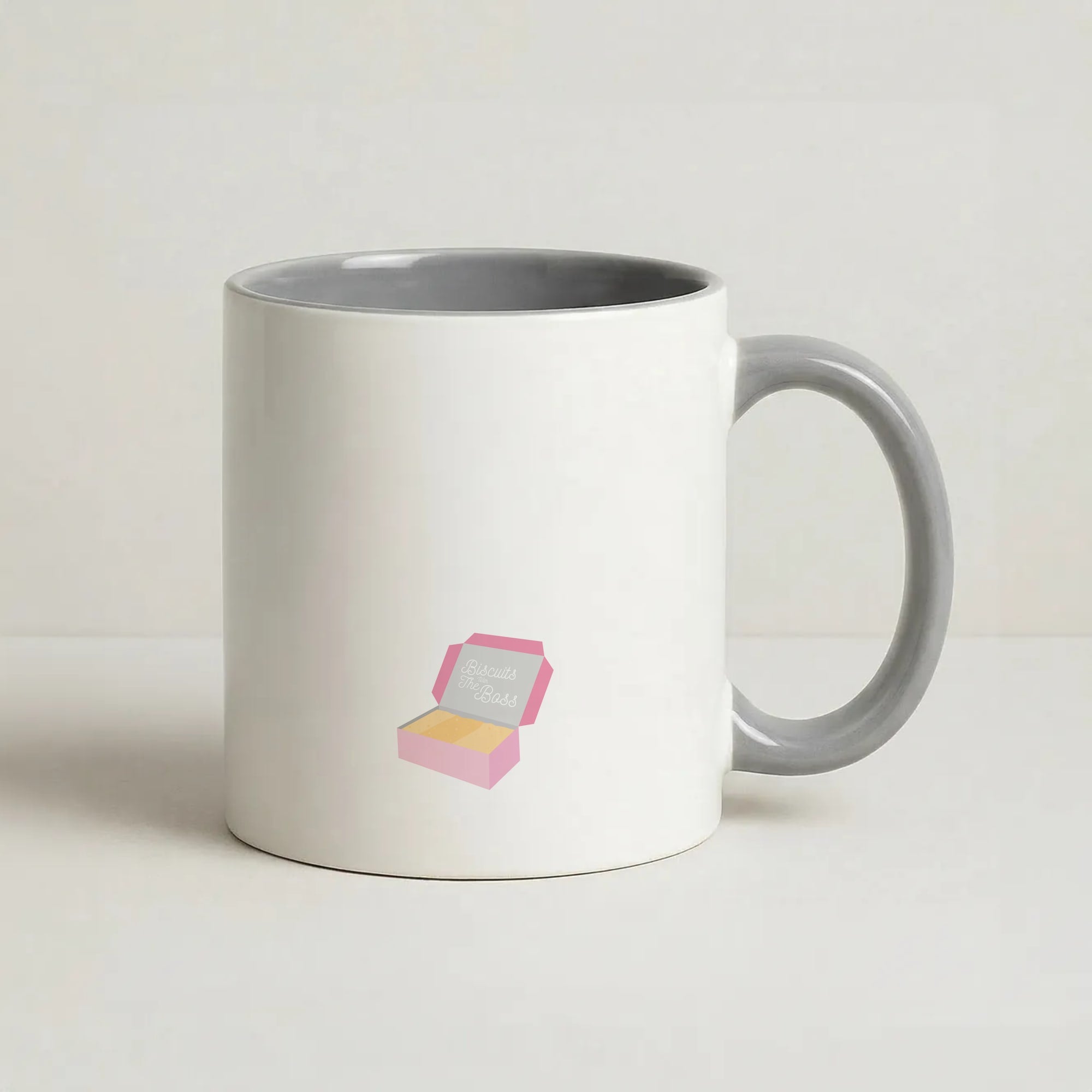Biscuits Coffee Grey Mug