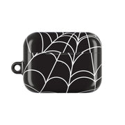 Black Cobwebs Pattern AirPods Case 6